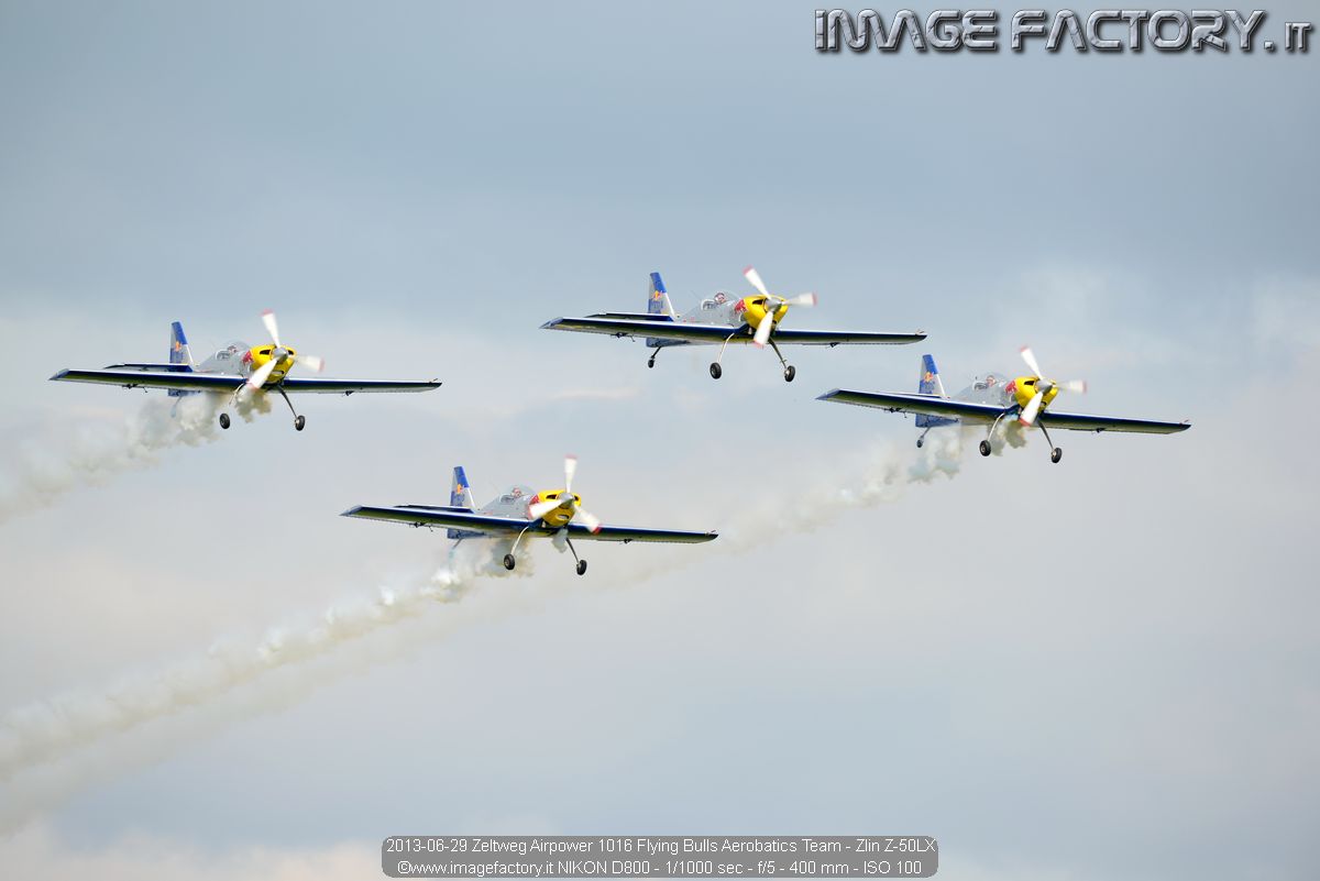 2013-06-29 Zeltweg Airpower 1016 Flying Bulls Aerobatics Team - Zlin Z-50LX